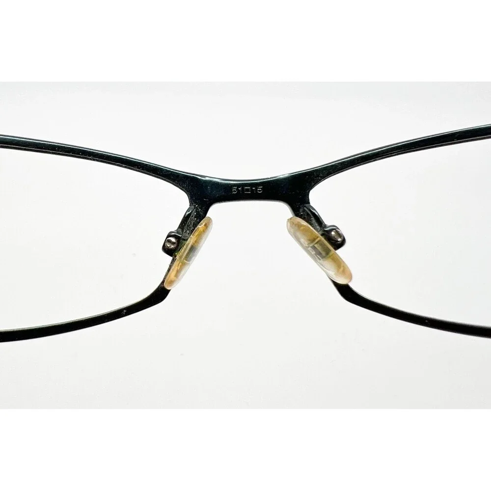 BCBGMAXAZRIA Eyeglasses Womens Black Rectangle Full Rim Frames 51-15-140
